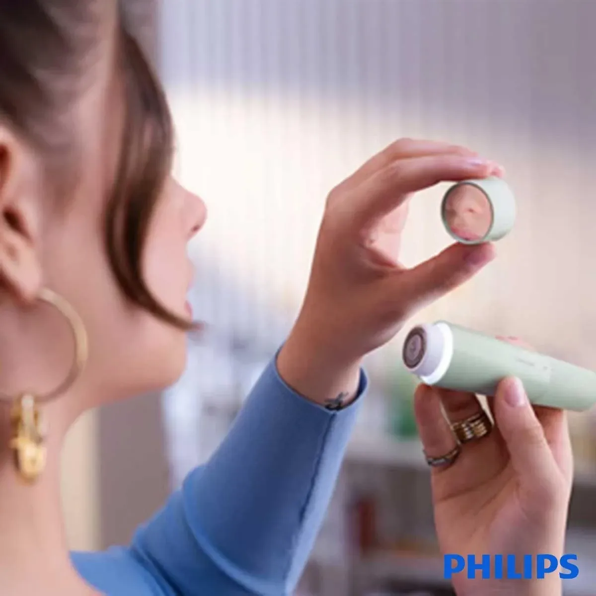 خرید ماشین اصلاح مو صورت بانوان فیلیپس مدل BRR474